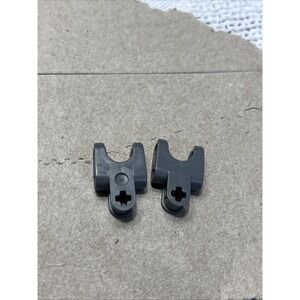 Lego 2   Dark Bluish Gray Technic Axle Connectors 2 x 3 w/ Ball Joint